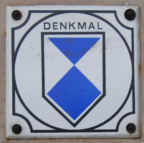 Denkmalplakette