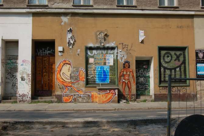 streetart Linienstar�e 75
