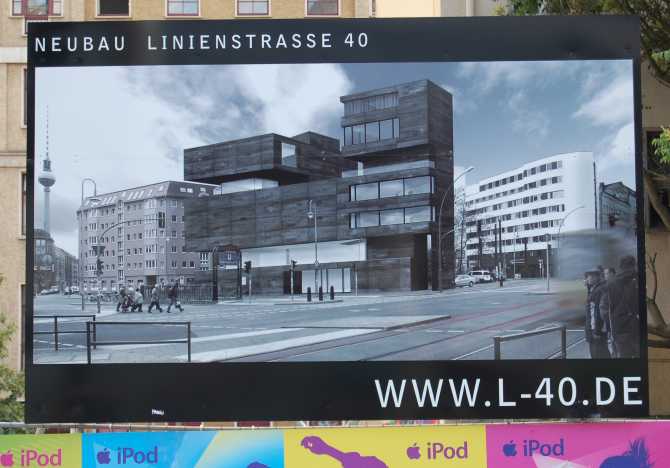 Neubau Linienstrasse 40