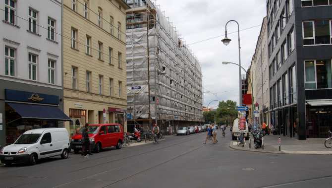 Ehemaliges Kaufhaus Wertheim in der Rosenthaler Stra�e