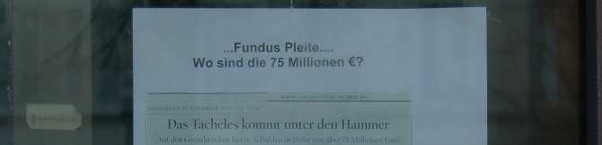 Fundus Wo sin die 75 Millionen Euros
