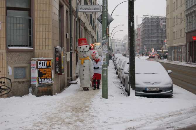 Schneemann-Demo