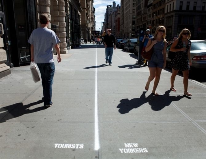 the tourist lane