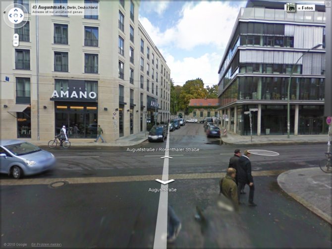 streetview Auguststrasse
